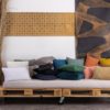 Coussin stonewashed Maia Caviar 45 x 45 – Image 4