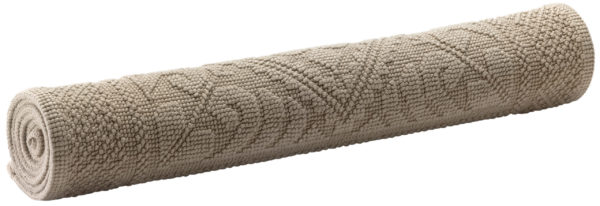 Tapis de bain uni Enzo Chamois 54 x 64 Tapis de bain La Vallée du blanc