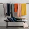 Couvre-lit stonewashed Swami Olive 180 x 260 – Image 5