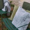 Coussin uni Fara Olive 30 x 50 – Image 2