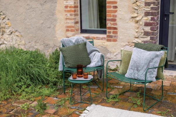 Coussin Kinta Olive 45 x 45 Coussins La Vallée du blanc