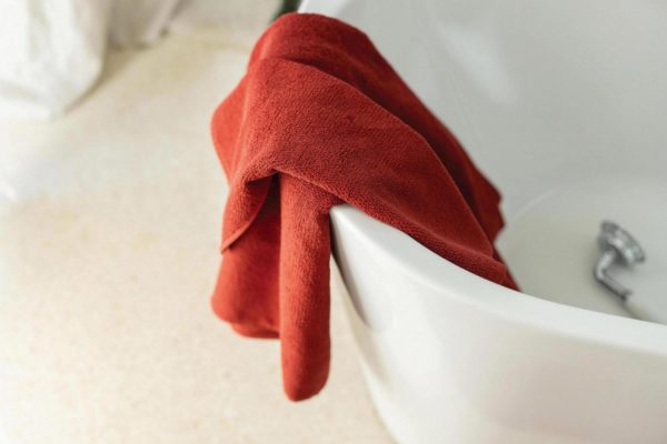 Serviette de toilette Bora Géranium 50 x 100 Serviettes de toilette La Vallée du blanc