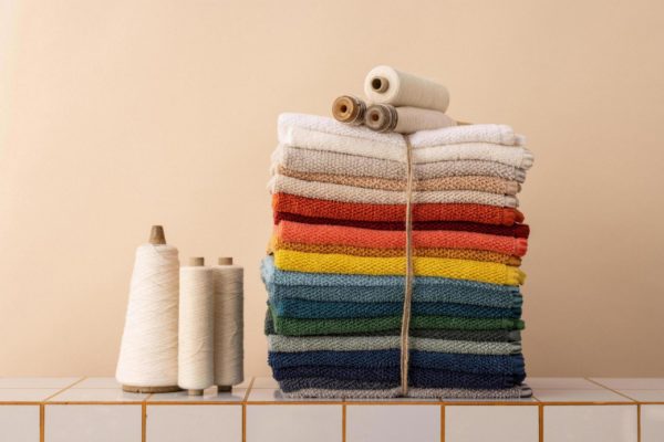 Serviette de toilette Bora Géranium 50 x 100 Serviettes de toilette La Vallée du blanc