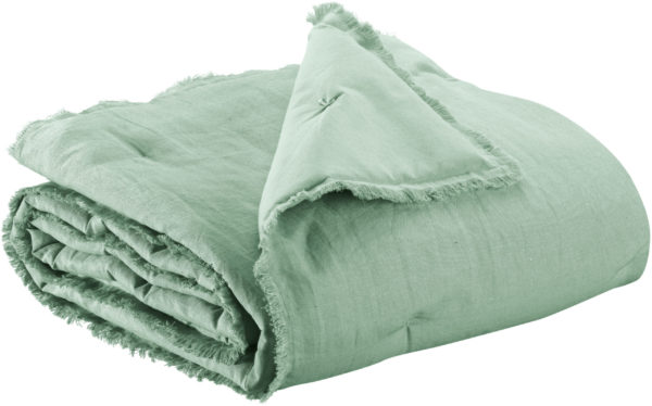 Plaid uni Laly Opaline 135 x 200 Plaids La Vallée du blanc