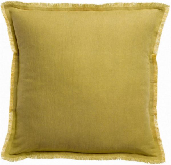 Coussin uni Laly Gold 45 x 45 Coussins La Vallée du blanc
