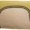 Coussin bicolore Laly Gold 40 x 65