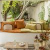 Coussin uni Laly Gold 30 x 50 – Image 2