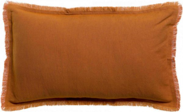 Coussin uni Laly Cuivre 30 x 50 Coussins La Vallée du blanc