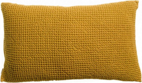 Coussin recyclé Maia Safran 30 x 50 Coussins La Vallée du blanc