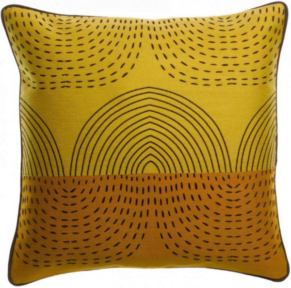 Coussin brodé Etna Mirabelle 45 x 45 Coussins La Vallée du blanc
