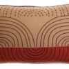 Coussin brodé Etna Sienne 30 x 50