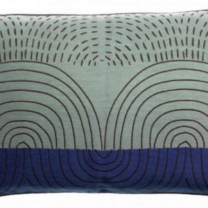 Coussin brodé Etna Touareg 40 x 65 Coussins La Vallée du blanc