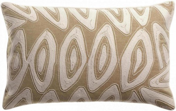 Coussin brodé Leya Neige 40 x 65 Coussins La Vallée du blanc
