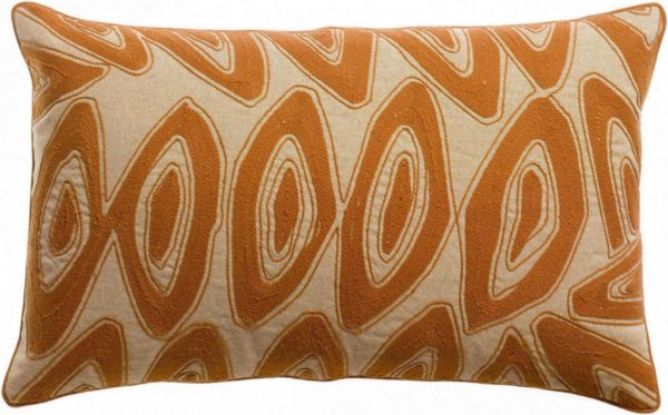 Coussin brodé Leya Cuivre 40 x 65 Coussins La Vallée du blanc