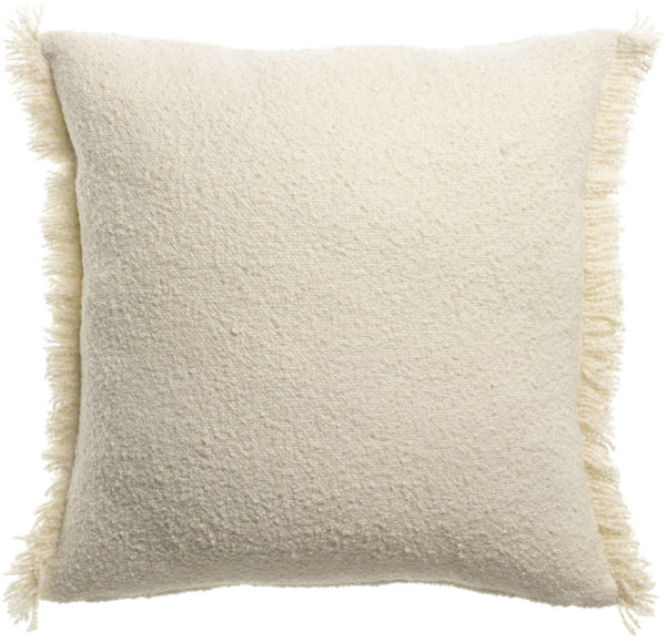 Coussin uni Jane Neige 45 x 45 Coussins La Vallée du blanc