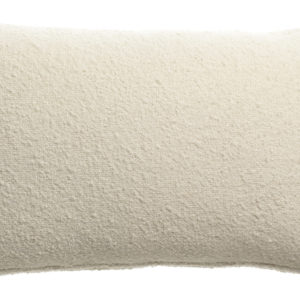 Coussin uni Jane Neige 30 x 50 Coussins La Vallée du blanc