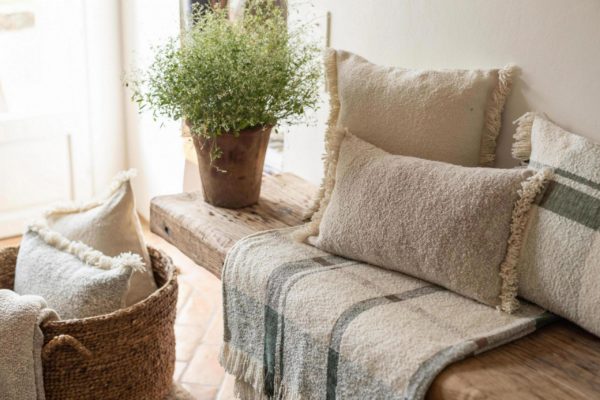 Plaid jacquard Jane Multico 130 x 160 Plaids La Vallée du blanc