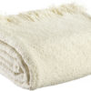 Plaid uni Jane Neige 130 x 160