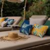 Coussin uni Alga outdoor Epicea 45 x 45 – Image 3