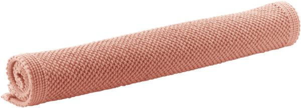 Tapis de bain uni Etia Azalée 54 x 64 Tapis de bain La Vallée du blanc