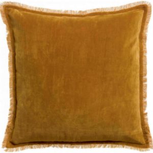 Coussin uni Fara Safran 45 x 45 Coussins La Vallée du blanc