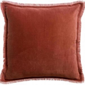 Coussin uni Fara Sienne 45 x 45 Coussins La Vallée du blanc