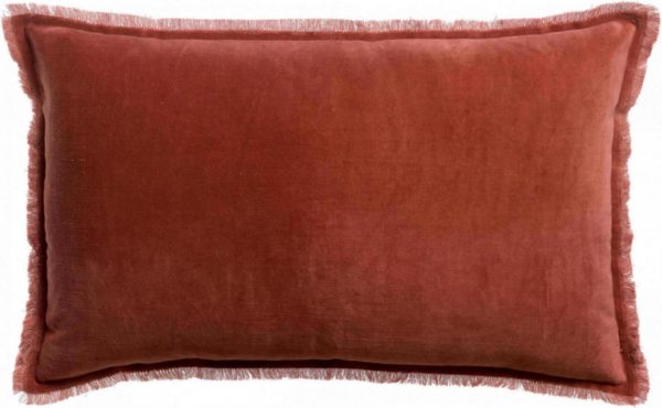 Coussin uni Fara Sienne 40 x 65 Coussins La Vallée du blanc