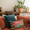 Coussin uni Fara Sienne 40 x 65 – Image 3