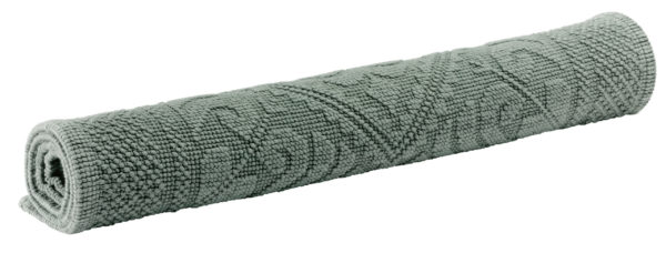 Tapis de bain uni Enzo Thym 70 x 140 Tapis de bain La Vallée du blanc