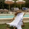 Drap hammam recyclé Samoa Tonnerre 100 x 200 – Image 2
