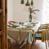 Nappe recyclée Grace Camel 140 x 140 – Image 3