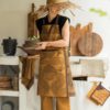 Torchon recyclé Etna Ambre 50 x 70 – Image 3