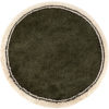 Tapis Many Olive diamètre 160 cm