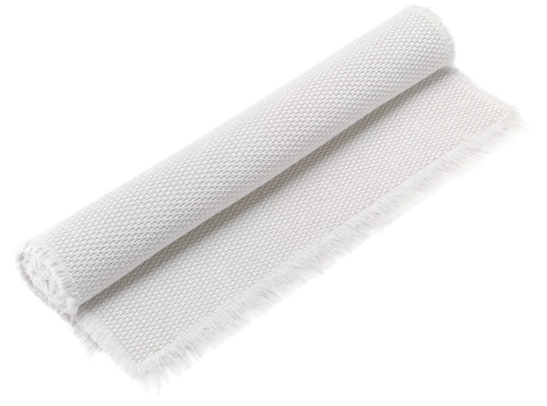 Tapis de bain uni Elly Neige 70 x 140 Tapis de bain La Vallée du blanc