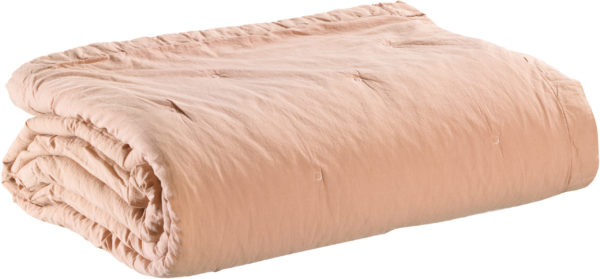Jeté de lit Tika Dragée 240 x 260 Jetés de lit La Vallée du blanc