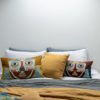 Coussin recyclé Titou Havane 45 x 45 – Image 2
