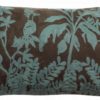 Coussin brodé Raki Carbone 30 x 50