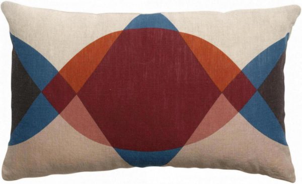 Coussin imprimée Zeff Malory Dragée 30 x 50 Coussins La Vallée du blanc