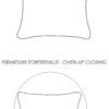 Coussin stonewashed Tana Tabac 40 x 65 – Image 4
