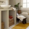 Tapis de bain uni Enzo Safran 54 x 64 – Image 2