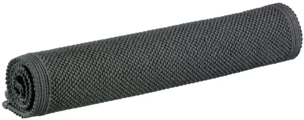 Tapis de bain uni Etia Carbone 70 x 140 Tapis de bain La Vallée du blanc