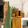 Lot gant de cuisine et manique recyclé Jona Ambre 15 x 30 – Image 3