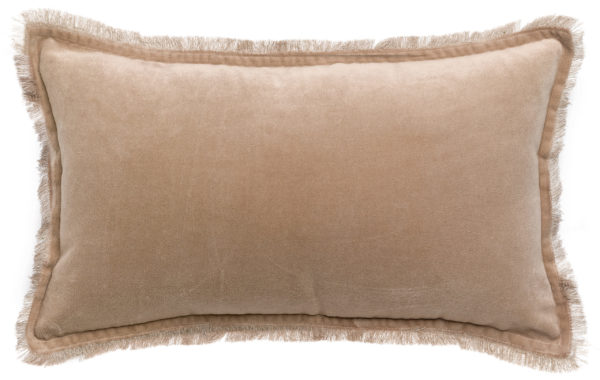 Coussin uni Fara Latte 30 x 50 Coussins La Vallée du blanc