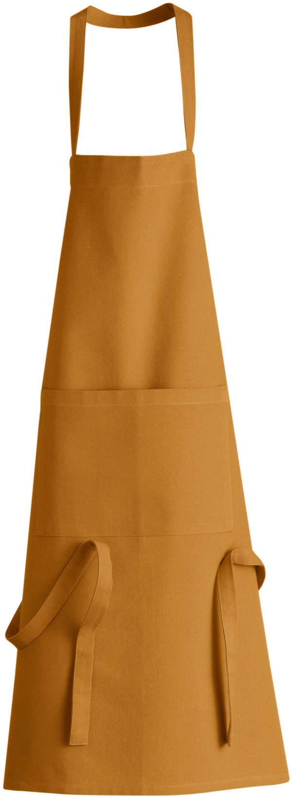 Tablier de cuisine recyclé Dario Ambre 72 x 85 Tabliers La Vallée du blanc