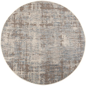 Tapis Catania 2 outdoor Gris Diamètre 160 cm Tapis La Vallée du blanc