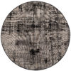 Tapis Catania 2 outdoor Noir Diamètre 160 cm