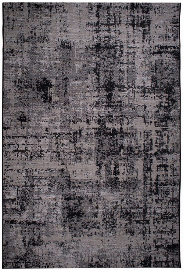 Tapis Catania 2 outdoor Noir 120 x 170 Tapis La Vallée du blanc