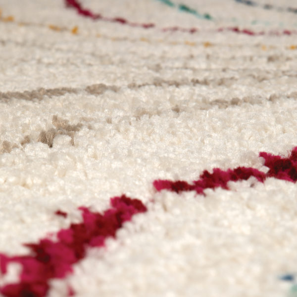 Tapis Zach 2 Multico 120 x 170 x 3 cm Tapis La Vallée du blanc