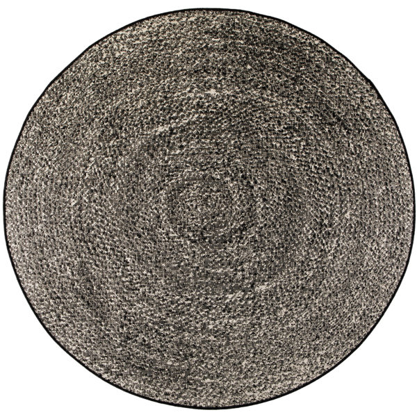 Tapis Malia 2 outdoor Tonnerre diamètre 160 cm Tapis La Vallée du blanc