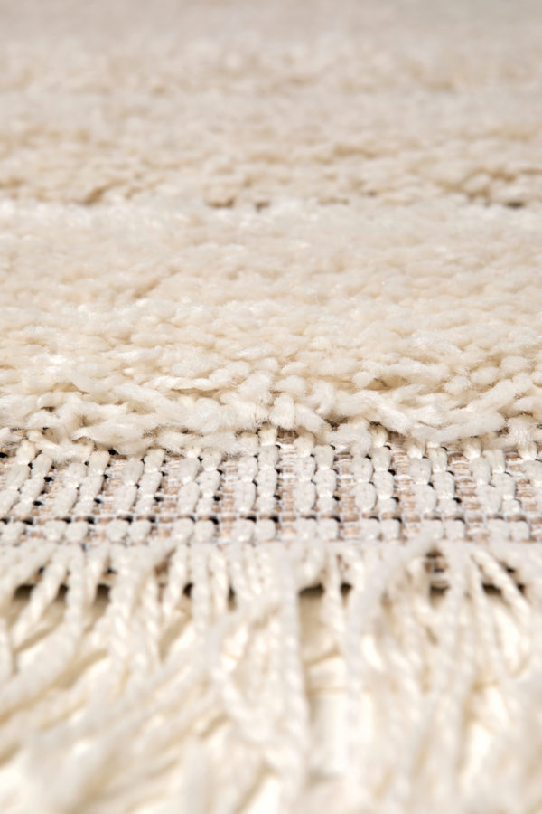 Tapis Solan 2 Neige 200 x 290 Tapis La Vallée du blanc